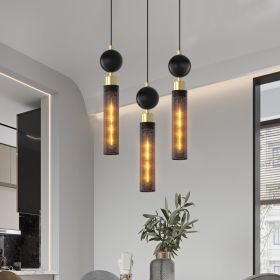 Modern Black Wrought Iron Pendant Light For Kitchen Island, Adjustable Cord Pendant Fixture, Hanging Lighting Over Kitchen Island, Indoor Chandelier F Modern Black Wrought Iron Pendant Light For Kitchen Island, Adjustable Cord Pendant Fixture, Hanging Lighting Over Kitchen Island, Indoor Chandelier F